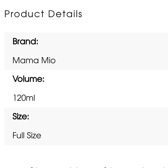 🎀MamaMio Tummy Rub Oil : Stretch Mark Treatment NIB ⭐️4.68⭐️review score - Picture 5 of 6